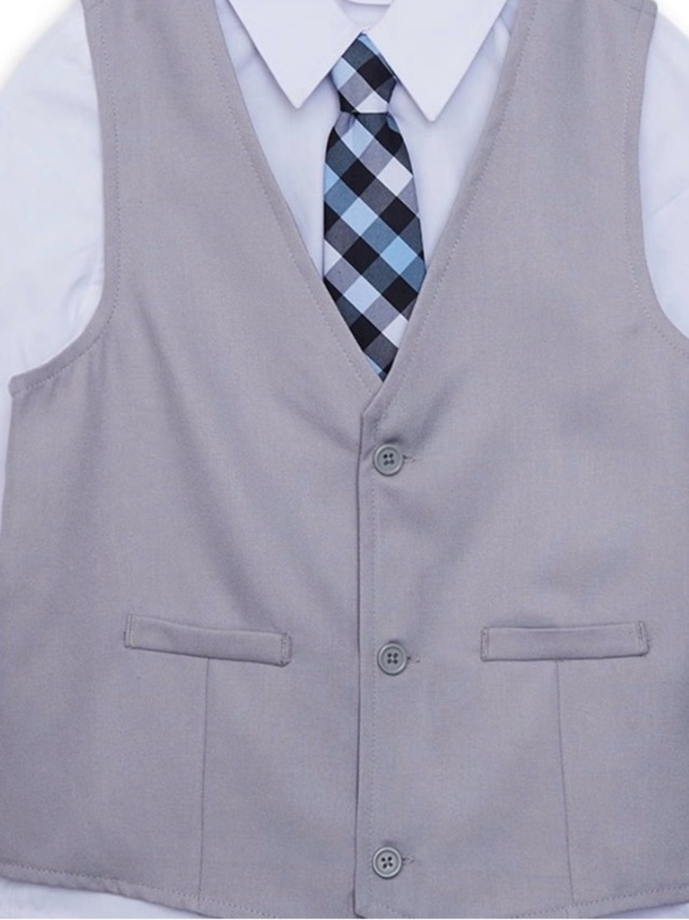 Boys Core 4 Piece Vest Set, Size 8
